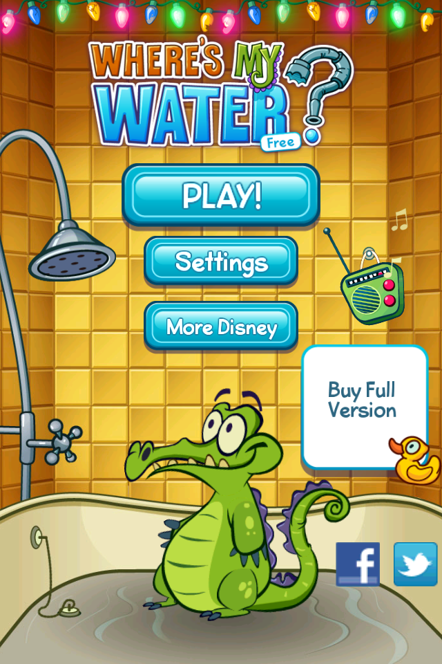 Review : Where’s My Water? Free – 10 Days of Swampy